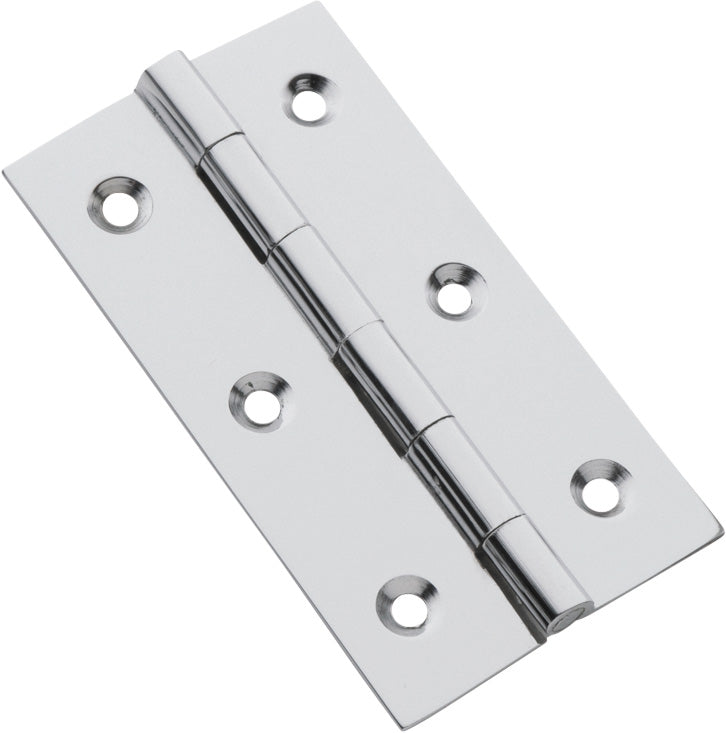 Fixed Pin Cabinet Hinge Chrome Plated / H76xW41mm