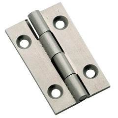 Fixed Pin Cabinet Hinge Satin Chrome / H38xW22mm