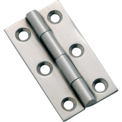 Fixed Pin Cabinet Hinge Satin Chrome / H50xW28mm