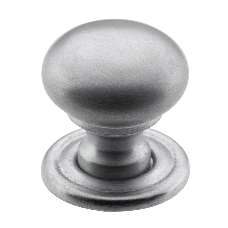 Classic Cupboard Knob Satin Chrome / D19xP19mm