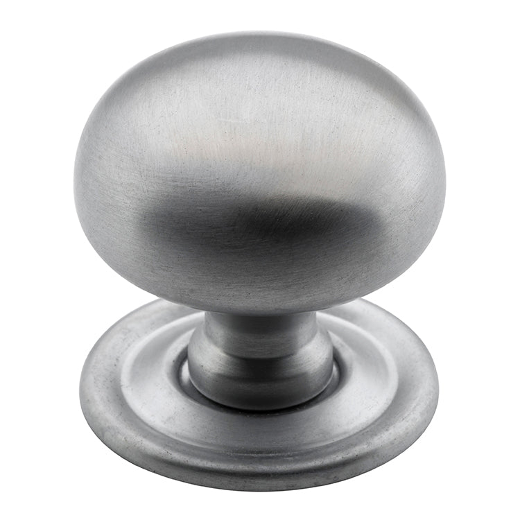 Classic Cupboard Knob Satin Chrome / D32xP28mm
