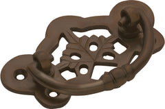 Maple Leaf Cabinet Handle Antique Brass / H40xW70mm