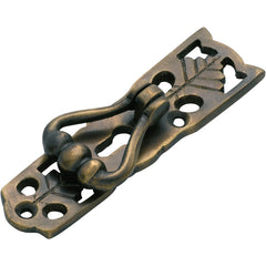 Maple Leaf Pedestal Handle Antique Brass / H78xW20mm