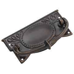 Edwardian Cabinet Handle Antique Brass / H48xW100mm