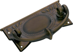 Edwardian Cabinet Handle Antique Brass / H30xW65mm