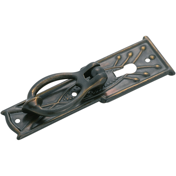 Edwardian Stepped Pedestal Handle Antique Brass
