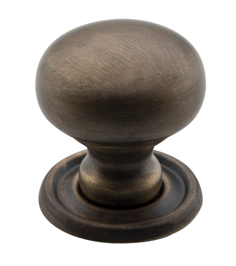 Classic Cupboard Knob Antique Brass / D25xP27mm