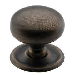 Classic Cupboard Knob Antique Brass / D38xP35mm