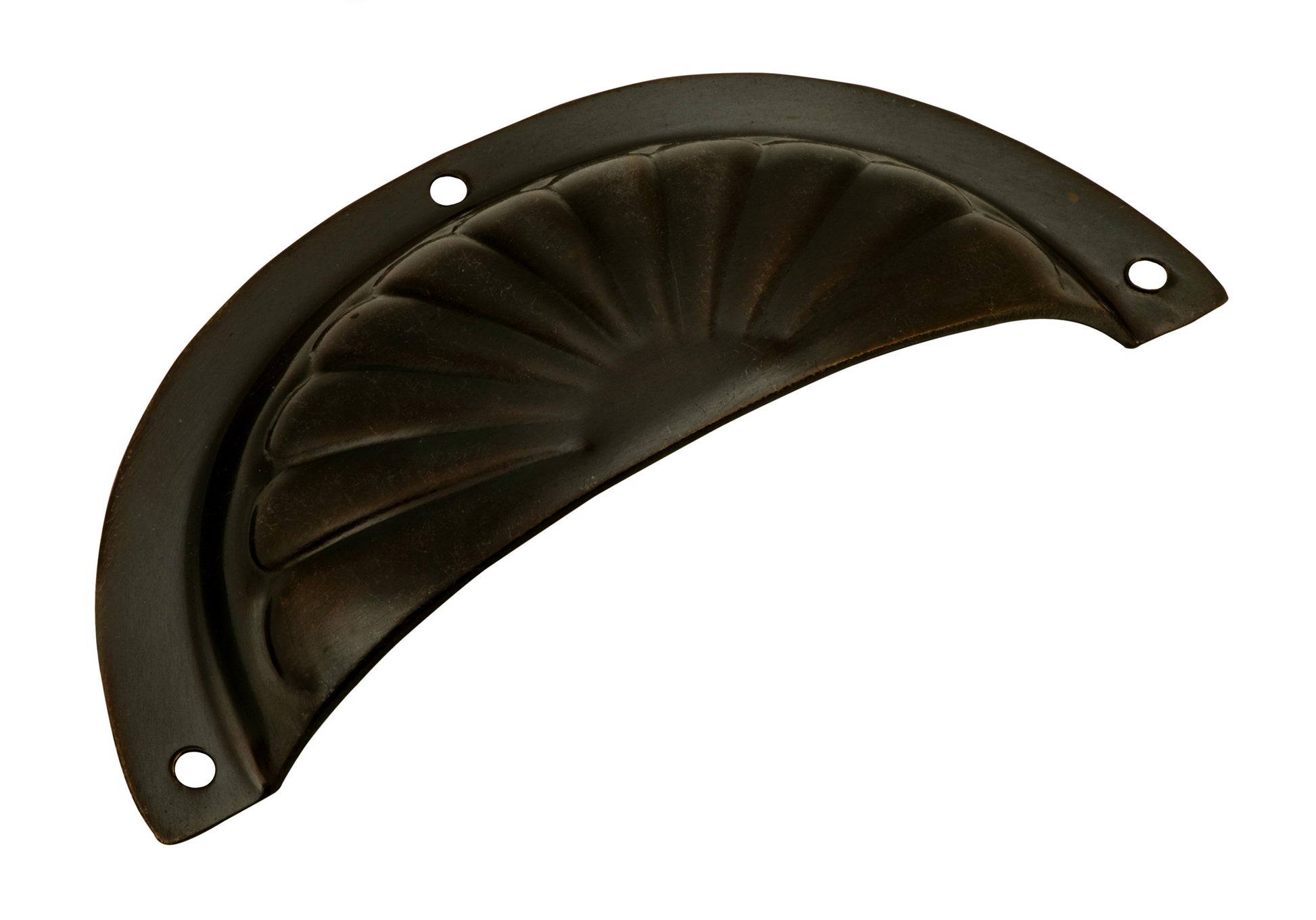 Fluted Drawer Pull - Sheet Brass Antique Brass
