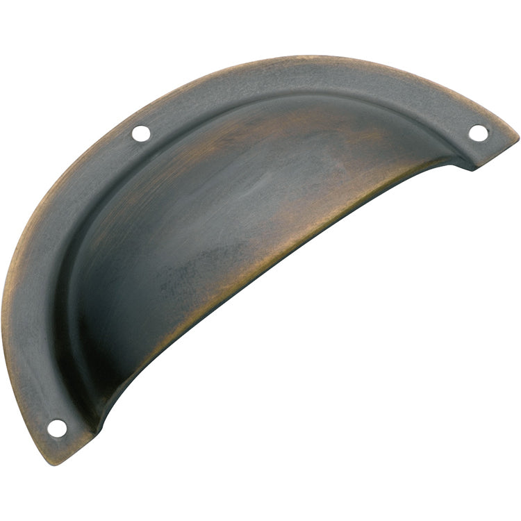 Classic Drawer Pull Antique Brass / Sheet Brass