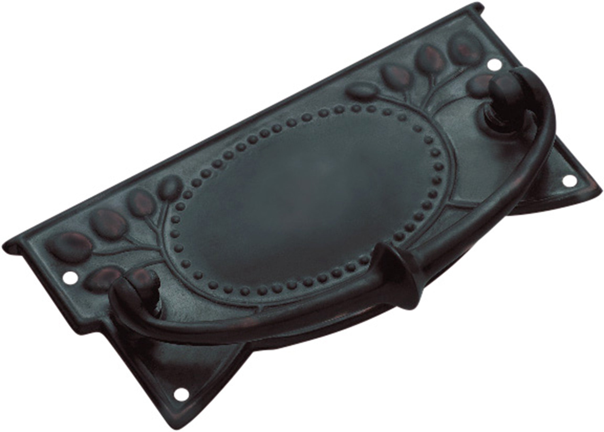 Edwardian Cabinet Handle Antique Copper / H55xW120mm