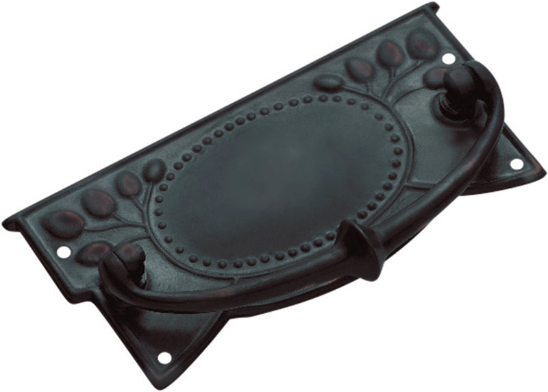 Edwardian Cabinet Handle Antique Copper / H55xW120mm