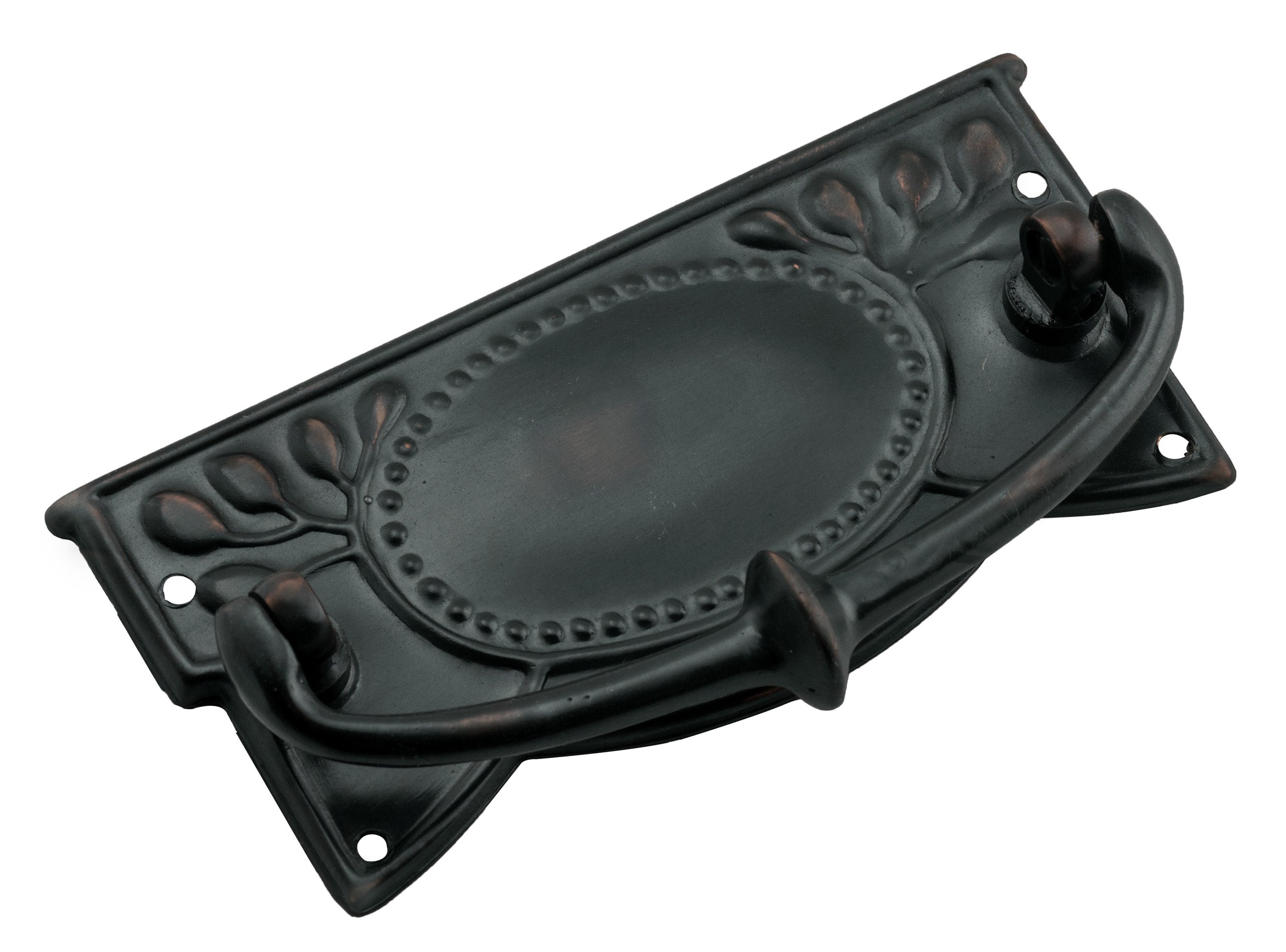 Edwardian Cabinet Handle Antique Copper / H48xW100mm