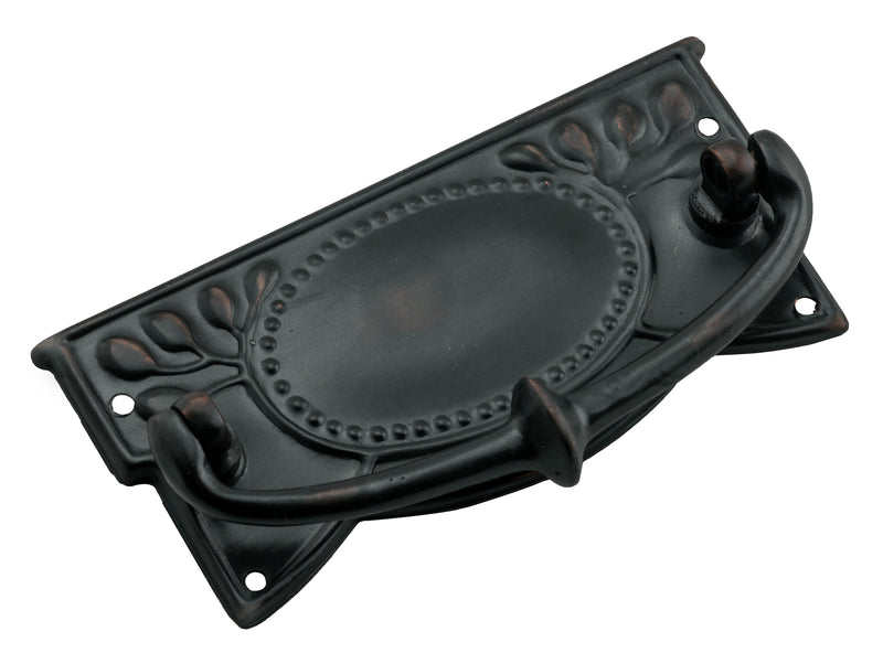 Edwardian Cabinet Handle Antique Copper / H48xW100mm