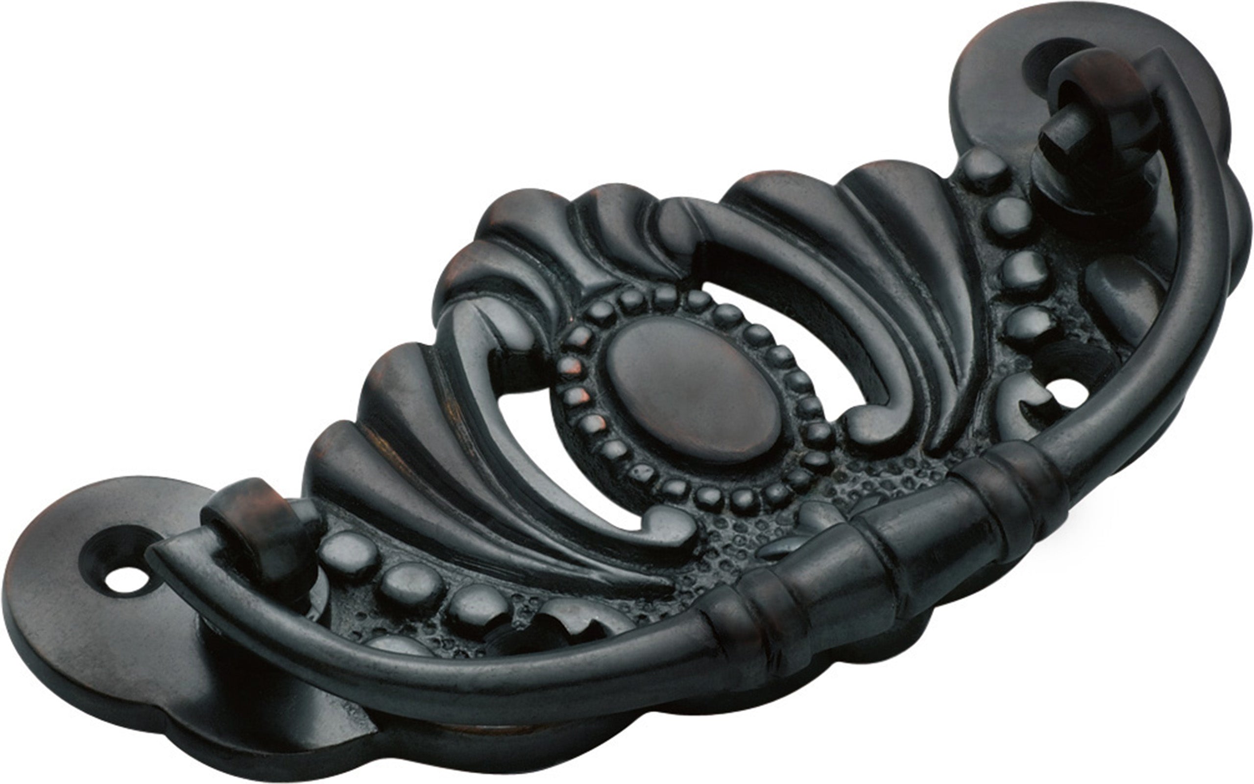 Victorian Cabinet Handle Antique Copper / H43xW98mm