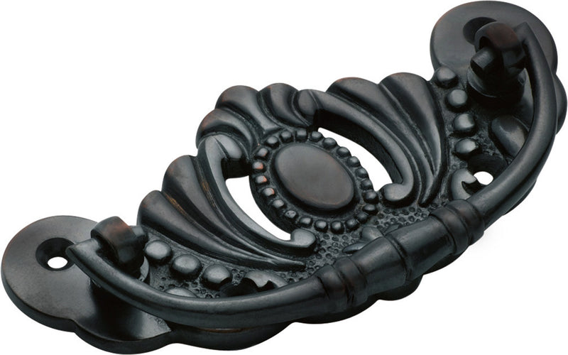 Victorian Cabinet Handle Antique Copper / H43xW98mm