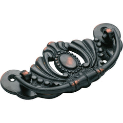 Victorian Cabinet Handle Antique Copper / H43xW98mm