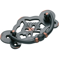 Maple Leaf Cabinet Handle Antique Copper / H45xW88mm