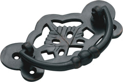 Maple Leaf Cabinet Handle Antique Copper / H45xW88mm