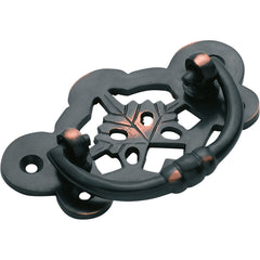 Maple Leaf Cabinet Handle Antique Copper / H40xW70mm