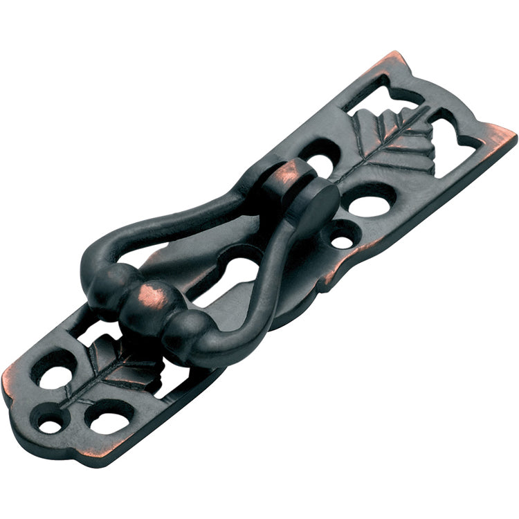 Maple Leaf Pedestal Handle Antique Copper / H78xW20mm