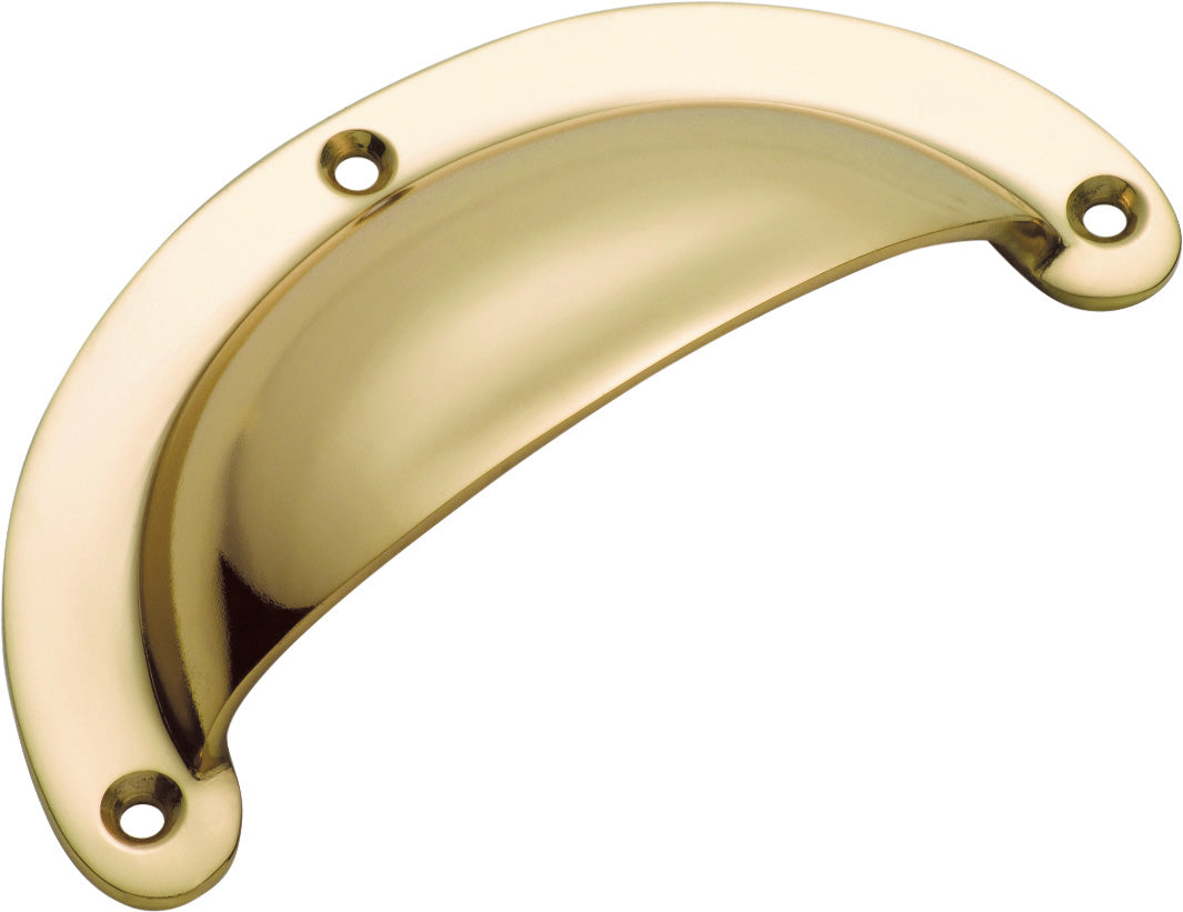 Classic Drawer Pull Polished Brass / Large