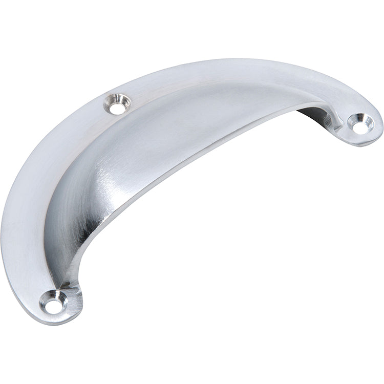 Classic Drawer Pull Satin Chrome / Large