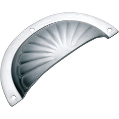 Fluted Drawer Pull - Sheet Brass Chrome Plated