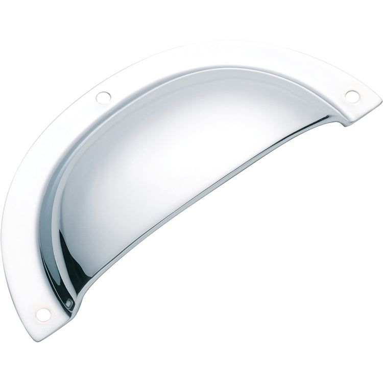 Classic Drawer Pull Chrome Plated / Sheet Brass