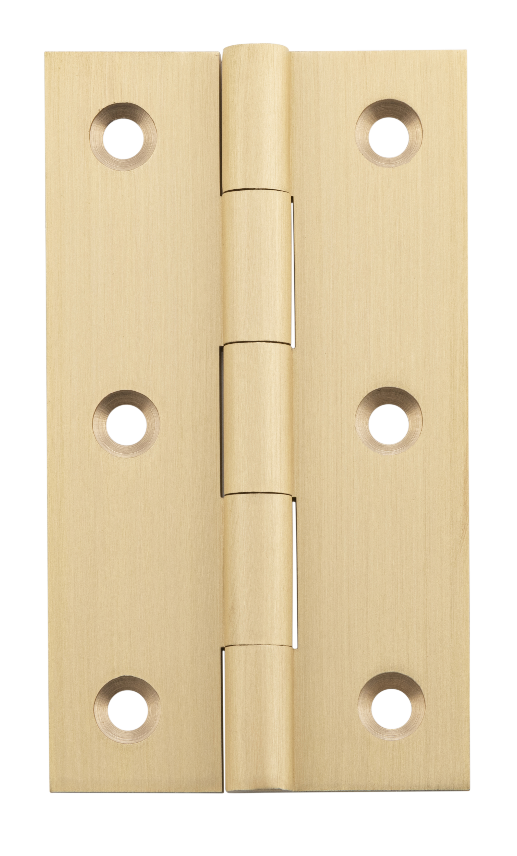 Fixed Pin Hinge Satin Brass / H89xW50mm