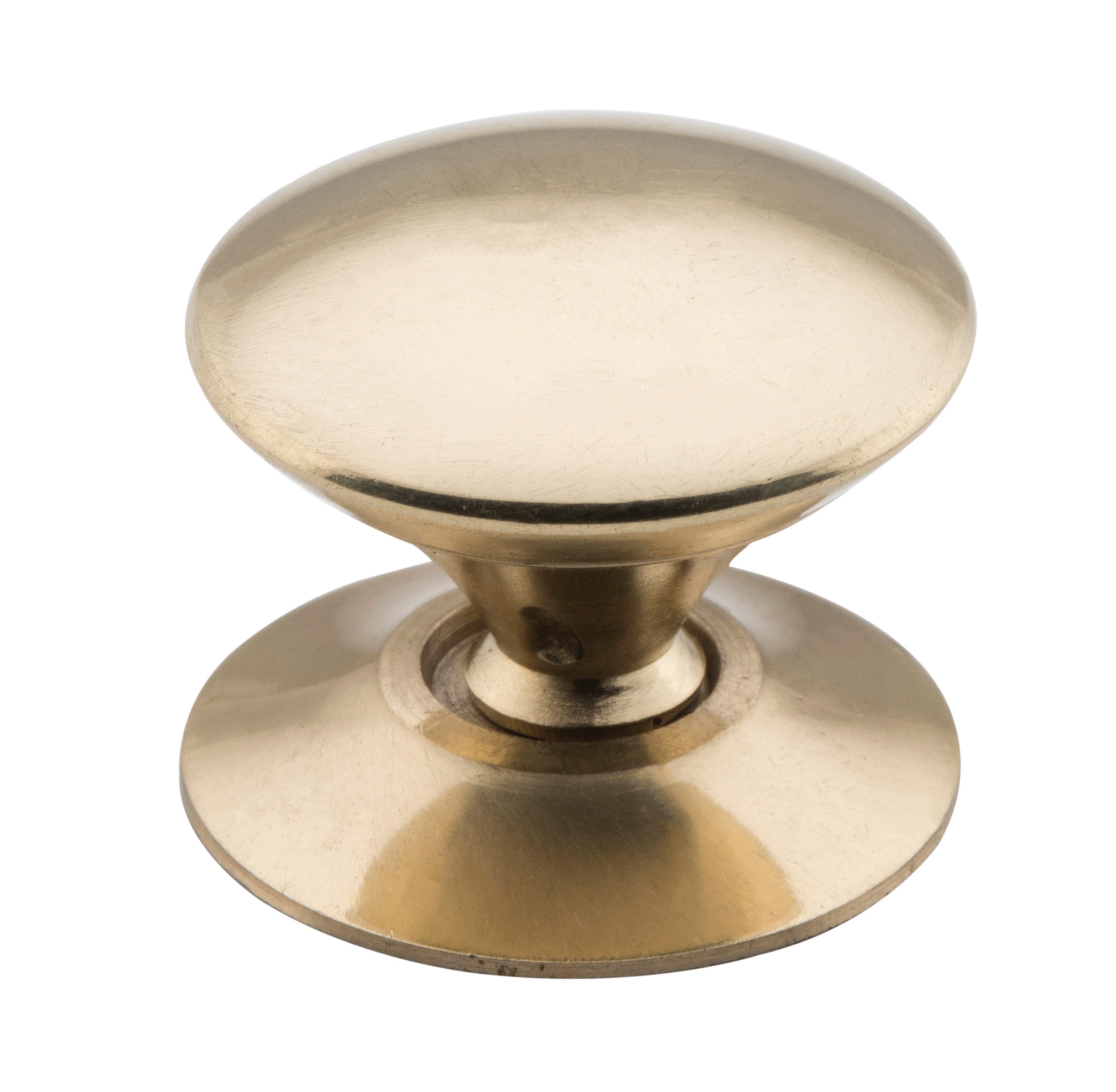 Victorian Cupboard Knob Polished Brass / D25xP22mm