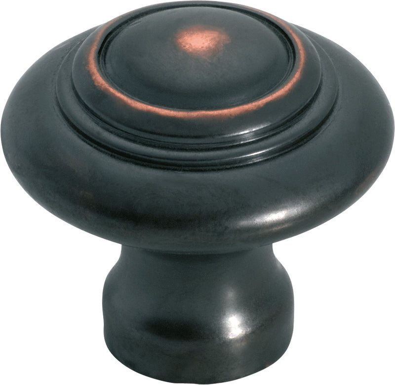 Domed Cupboard Knob Antique Copper / D32xP29mm