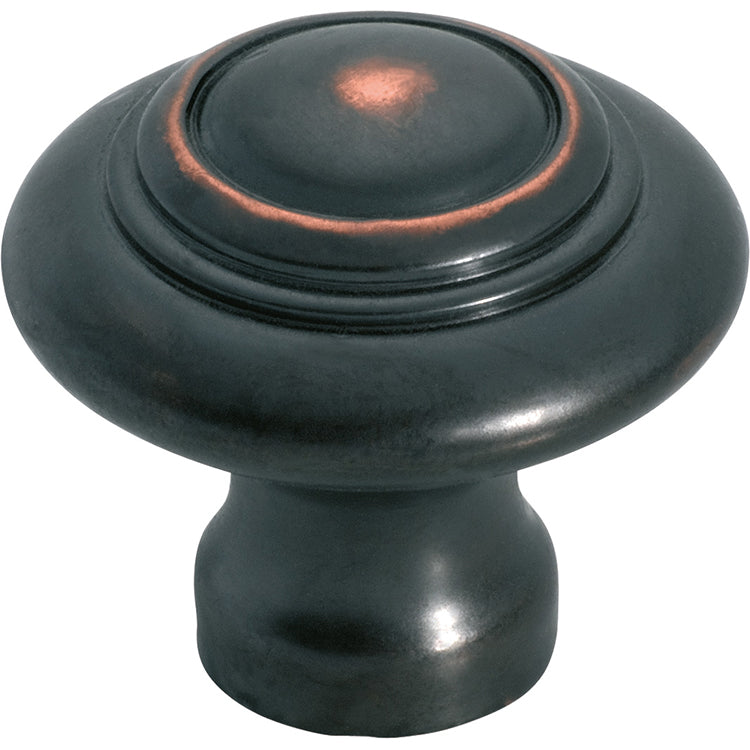Domed Cupboard Knob Antique Copper / D32xP29mm