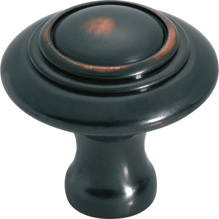Domed Cupboard Knob Antique Copper / D38xP35mm