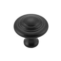Domed Cupboard Knob Matt Black / D32xP29mm
