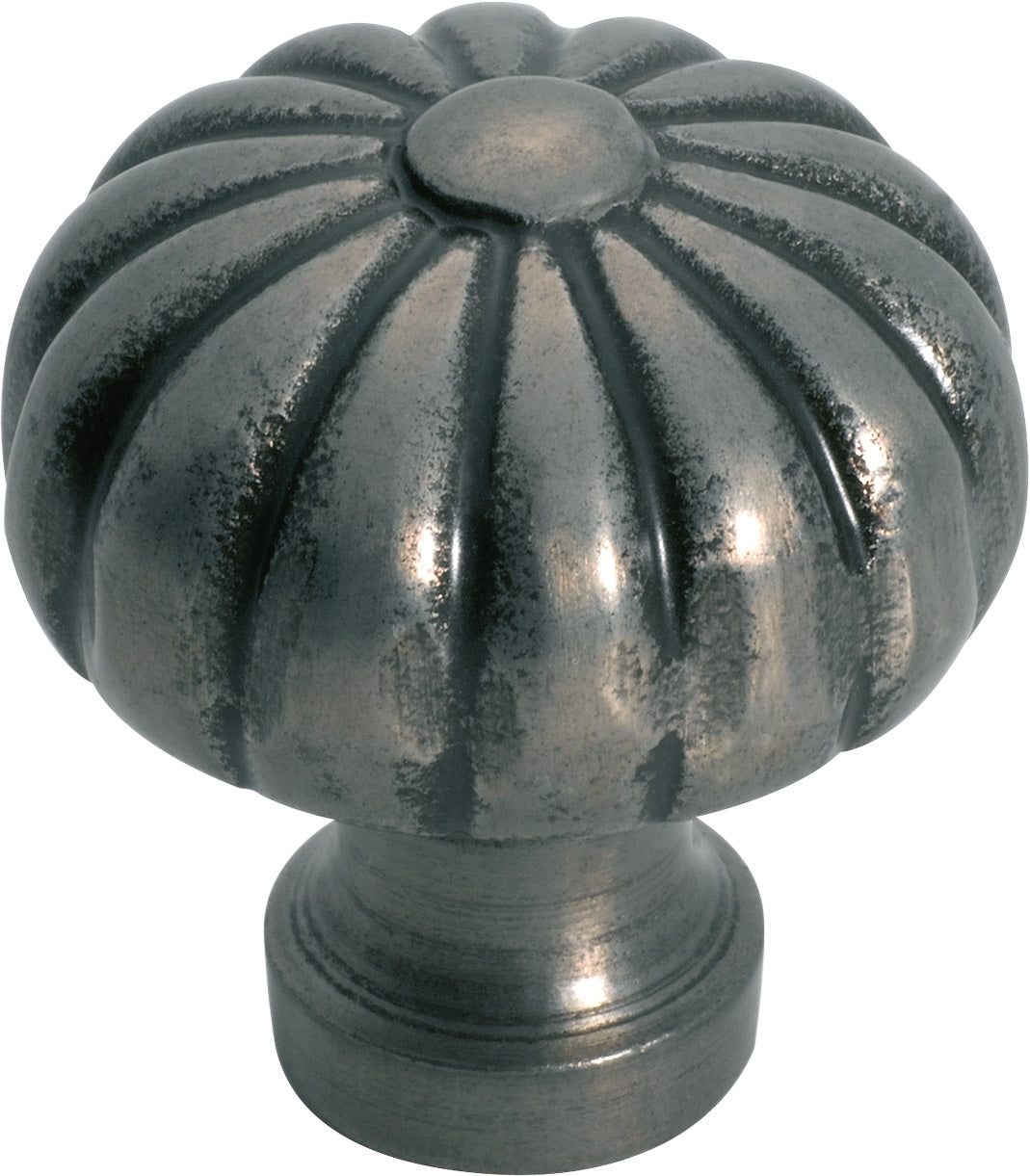 Fluted Cupboard Knob Polished Metal / D32xP36mm