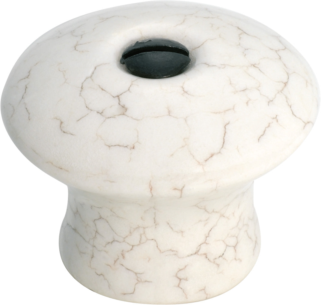 Crazed Cupboard Knob Crazed Ivory Porcelain / D32xP32mm
