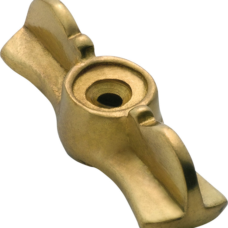 Butterfly Catch Polished Brass