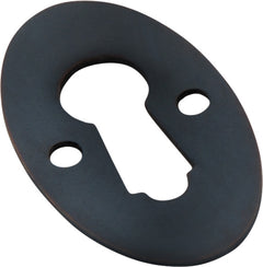 Oval Cupboard Escutcheon Antique Copper