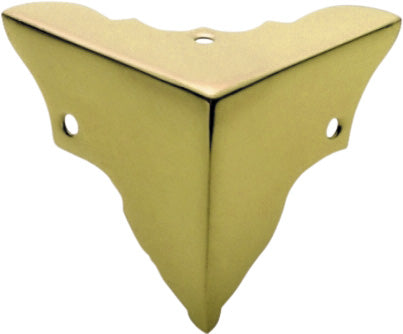 Trunk Box Corner Polished Brass / H40xW47mm