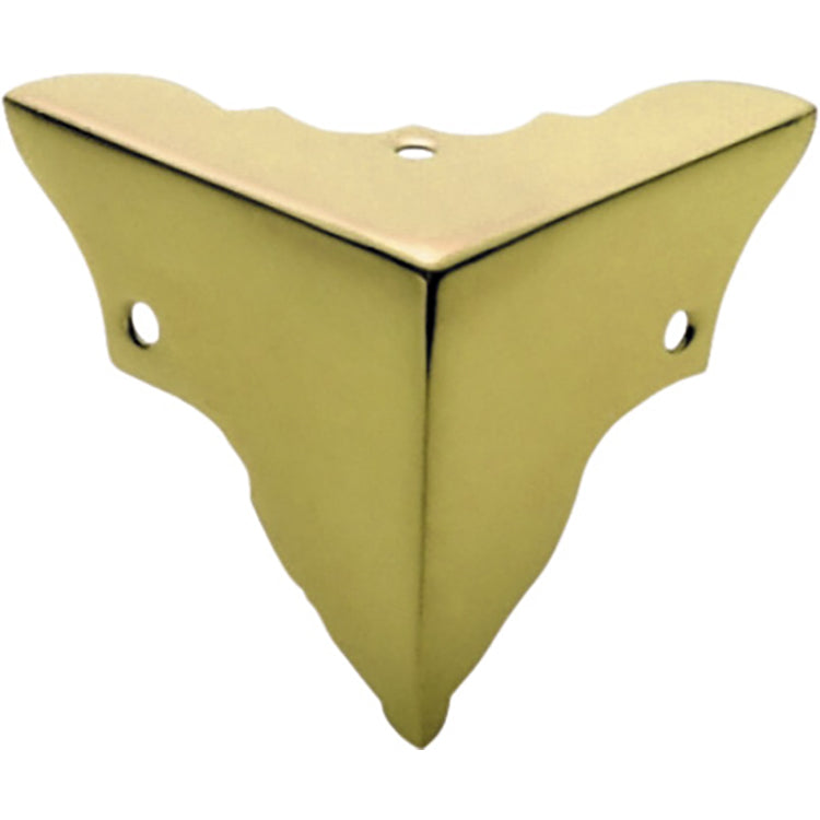 Trunk Box Corner Polished Brass / H40xW47mm