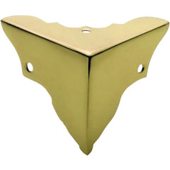 Trunk Box Corner Polished Brass / H40xW47mm
