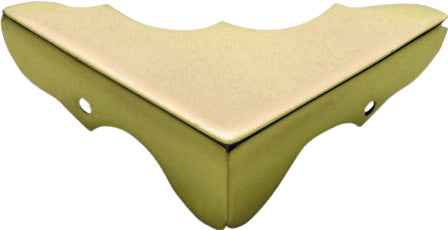 Trunk Box Corner Polished Brass / H12xW32mm