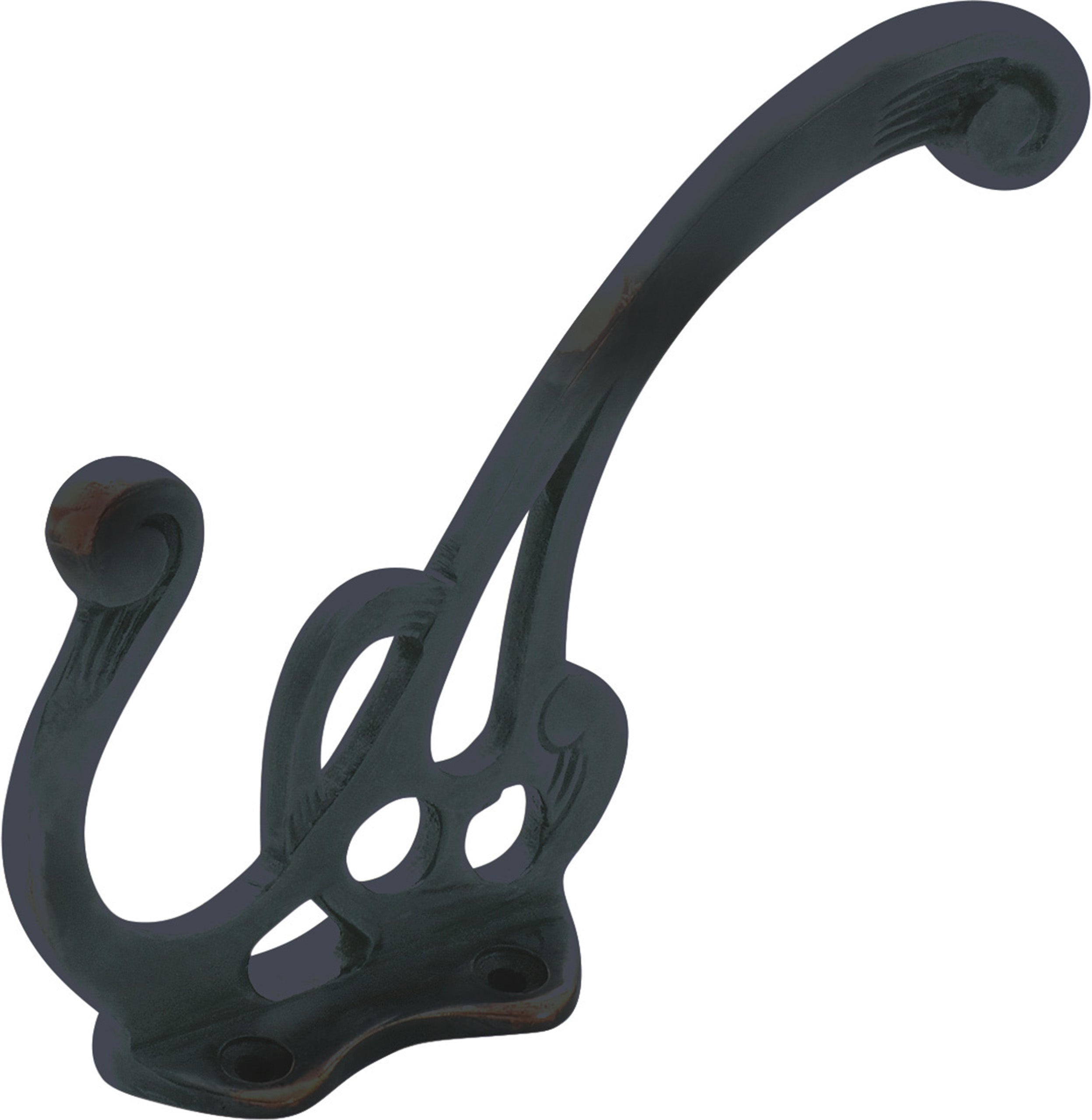 Nouveau Hat & Coat Hooks Antique Copper