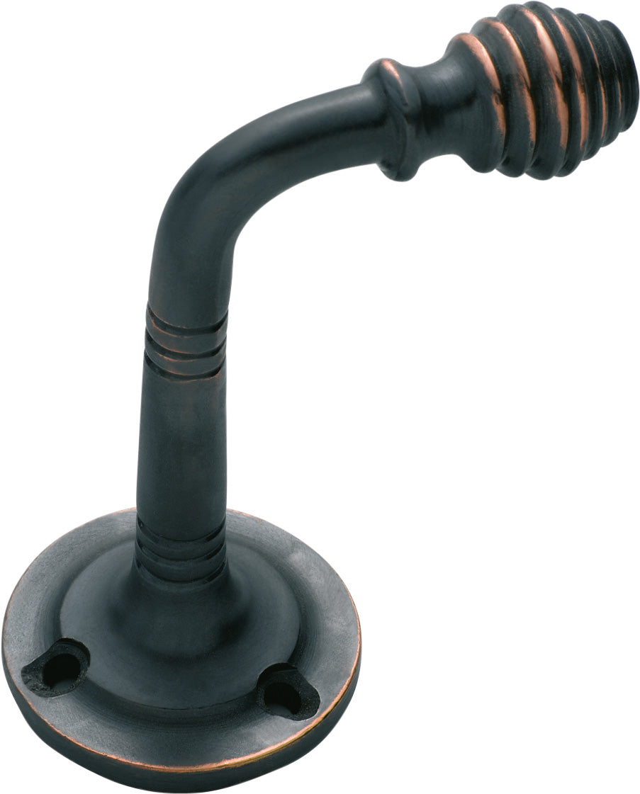 Reeded Curtain Tie Back Hooks Antique Copper