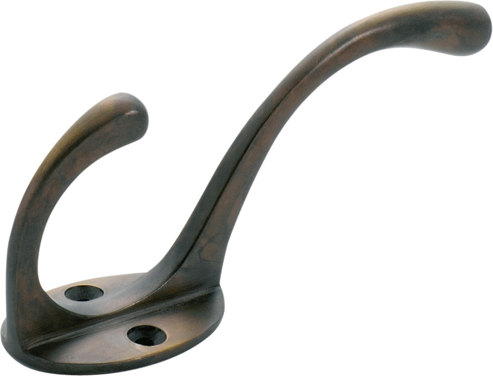 Victorian Hat & Coat Hooks Antique Brass