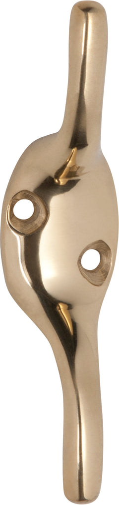 Cleat Hooks Polished Brass
