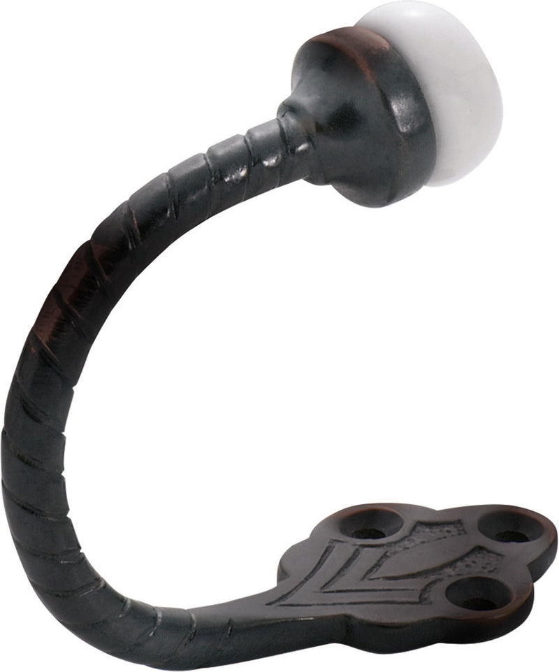 Porcelain Tip Rope Robe Hooks Antique Copper