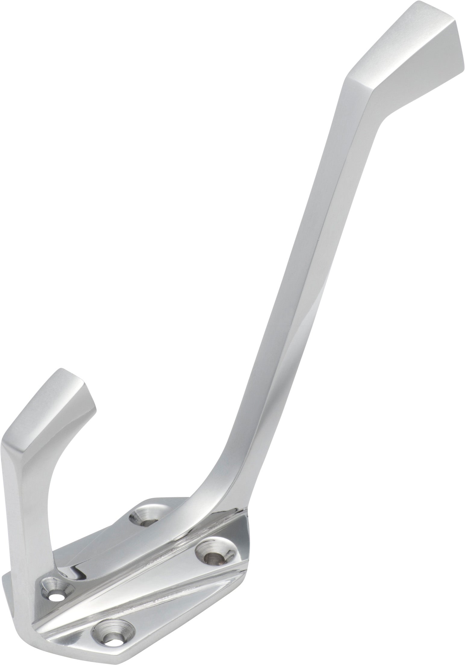 Deco Hat & Coat Hooks Chrome Plated