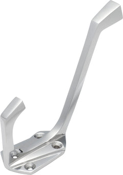 Deco Hat & Coat Hooks Chrome Plated